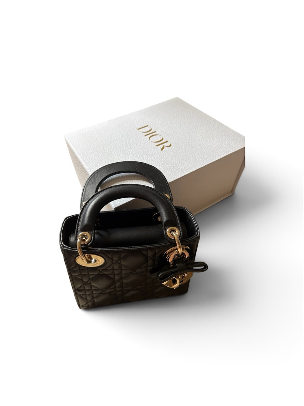 New 2026 Jonathan Anderson Small Lady Dior Bag with Strap – Full Set